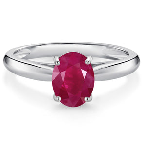 Ruby - July_5_Ring in 10K White Gold