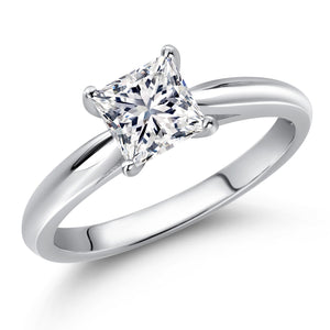 White Lab Grown Diamond - April_5_Ring in 10K White Gold