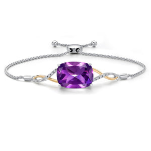 Bracelet in 925 Sterling Silver and 10K Yellow Gold