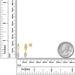Earrings in 10K Yellow Gold