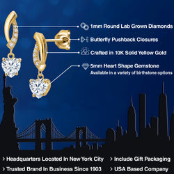 Earrings in 10K Yellow Gold
