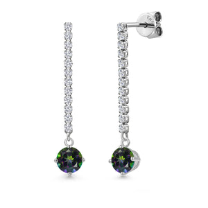 Earrings in 14K White Gold