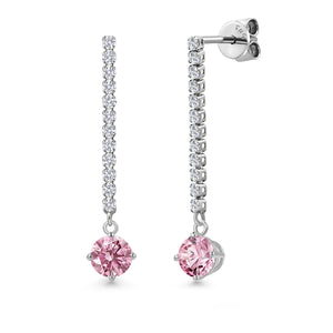 Earrings in 14K White Gold