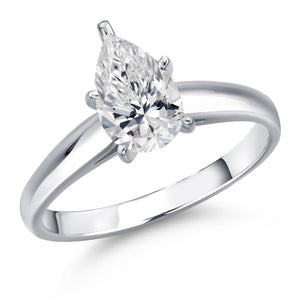 White Lab Grown Diamond - April_5_Ring in 10K White Gold