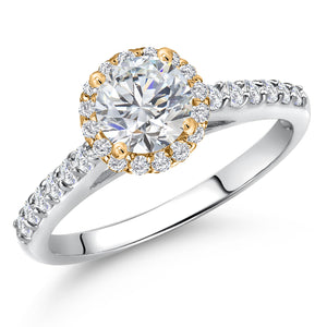 Lab Grown Diamond_5_Ring in 10K Two Tone Gold