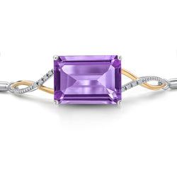 Bracelet in 925 Sterling Silver and 10K Yellow Gold