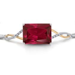 Bracelet in 925 Sterling Silver and 10K Yellow Gold