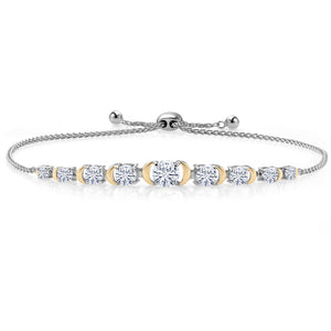 Bracelet in 925 Sterling Silver and 10K Yellow Gold