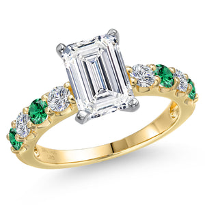 Ring in 14K Two Tone Gold