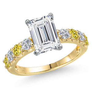 Ring in 14K Two Tone Gold