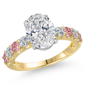 Ring in 14K Two Tone Gold