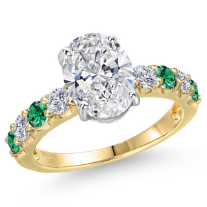 Ring in 14K Two Tone Gold