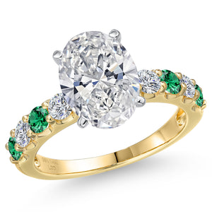 Ring in 14K Two Tone Gold