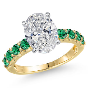 Ring in 14K Two Tone Gold
