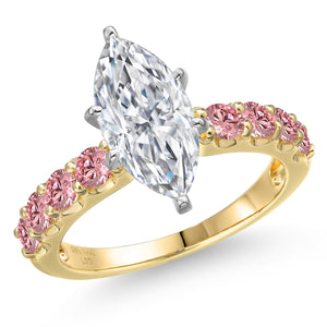 Ring in 14K Two Tone Gold