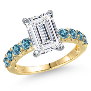 Ring in 14K Two Tone Gold