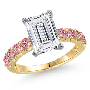Ring in 14K Two Tone Gold