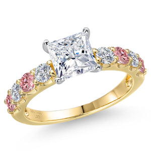 Ring in 14K Two Tone Gold