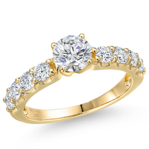 Lab Grown Diamond_7_Ring in 14K Yellow Gold
