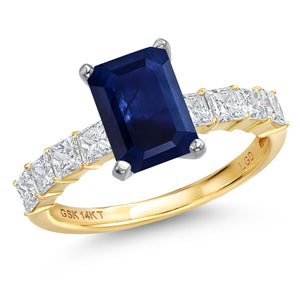 Ring in 14K Two Tone Gold