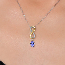 Pendant in 925 Sterling Silver and 10K Yellow Gold