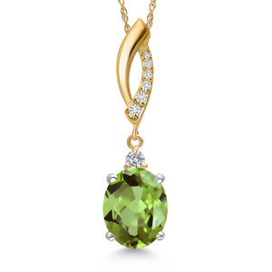 Pendant in 925 Sterling Silver and 10K Yellow Gold