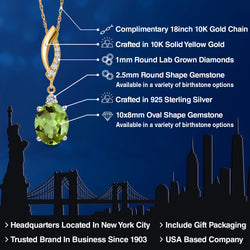 Pendant in 925 Sterling Silver and 10K Yellow Gold