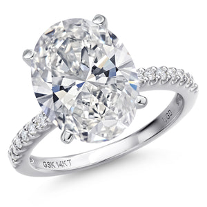 Ring in 14K White Gold