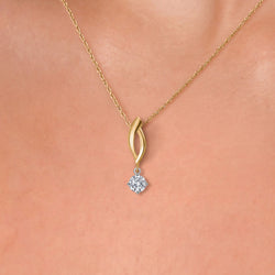 Pendant in 925 Sterling Silver and 10K Yellow Gold