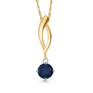 Pendant in 925 Sterling Silver and 10K Yellow Gold