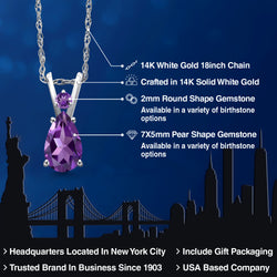 Pendant in 14K White Gold