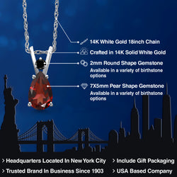 Pendant in 14K White Gold