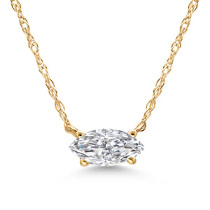 0.33 Cttw_Necklace in 10K Yellow Gold