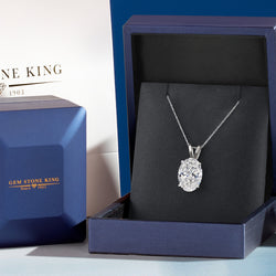 Pendant in 14K White Gold