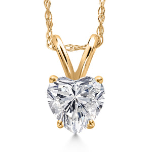 Lab Grown Diamond_Pendant in 10K Yellow Gold