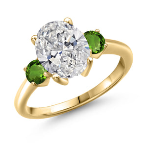 Ring in 925 Yellow Gold Plated Silver