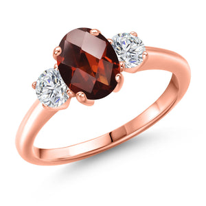 Ring in 925 Rose Gold Plated Silver