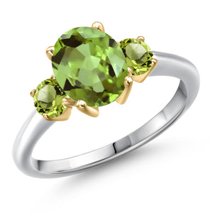 Ring in 10K Two Tone Gold
