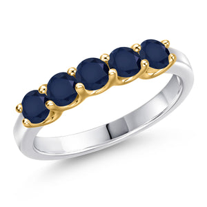 Ring in 10K Two Tone Gold