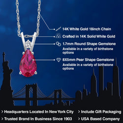 Pendant in 14K White Gold