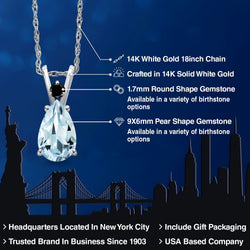 Pendant in 14K White Gold