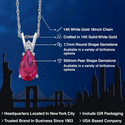 Pendant in 14K White Gold