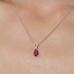 Pendant in 14K White Gold