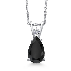 Pendant in 14K White Gold