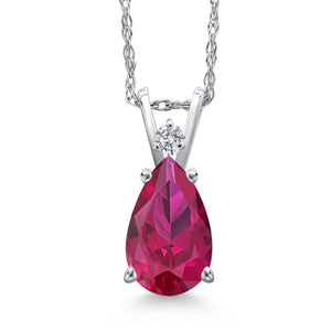 Pendant in 14K White Gold
