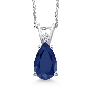 Pendant in 14K White Gold
