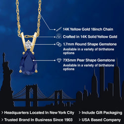 Pendant in 14K Yellow Gold