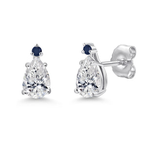 Earrings in 14K White Gold