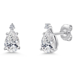 Earrings in 14K White Gold