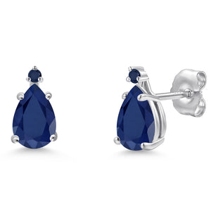 Earrings in 14K White Gold